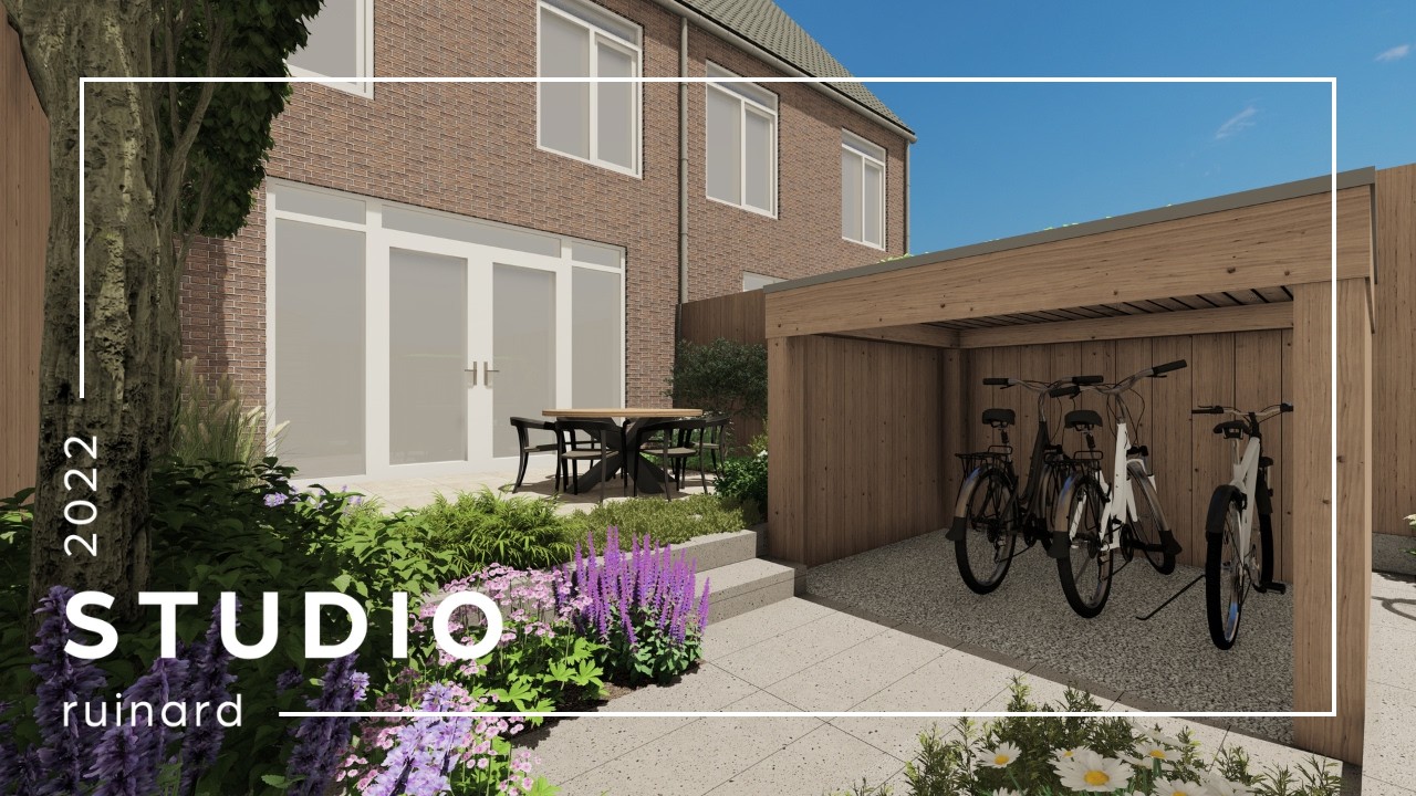 Studio Ruinard | 3D Tuinontwerp | Garden Rhythm | Stadstuin met knusse zitjes