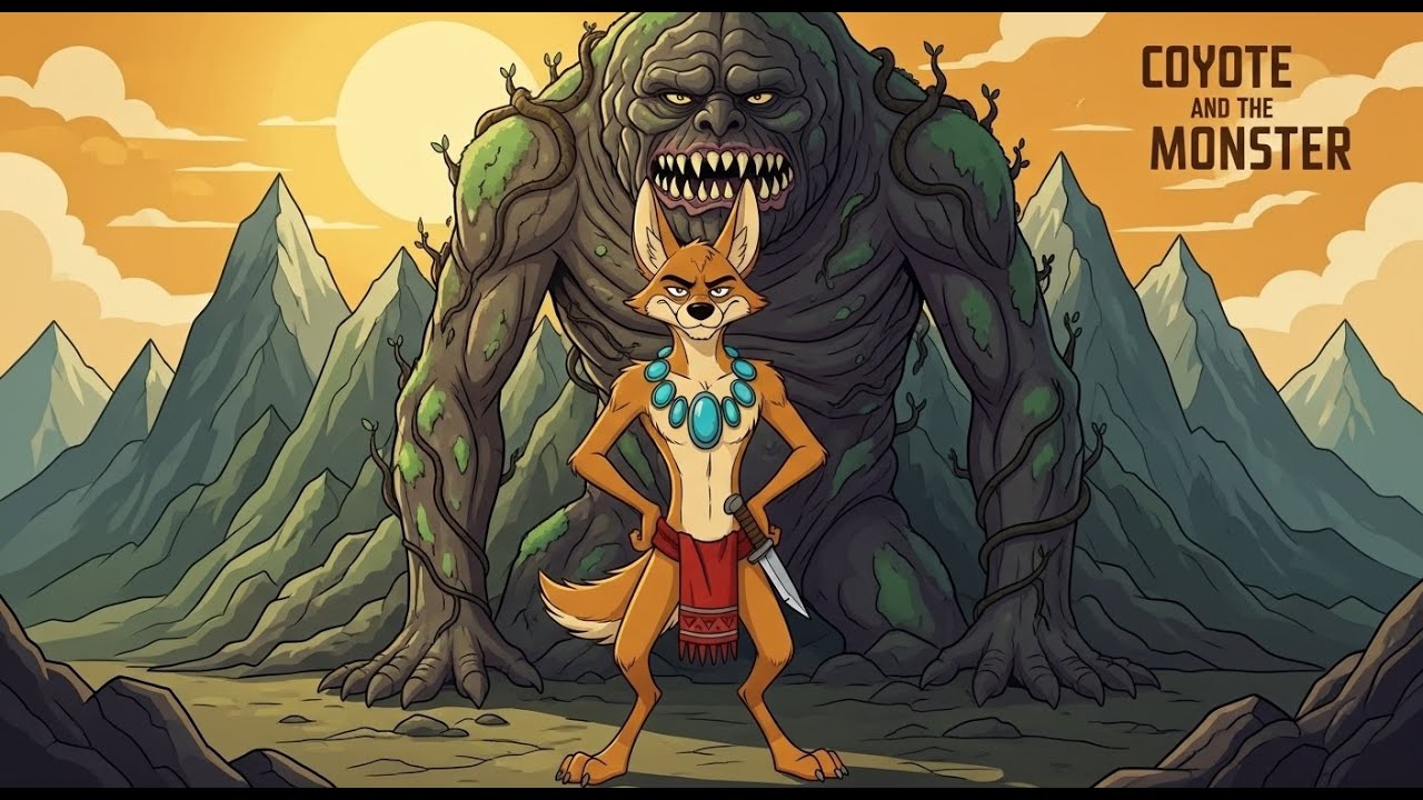 The Legend of Coyote and the Monster | Native American Myth Animated Short