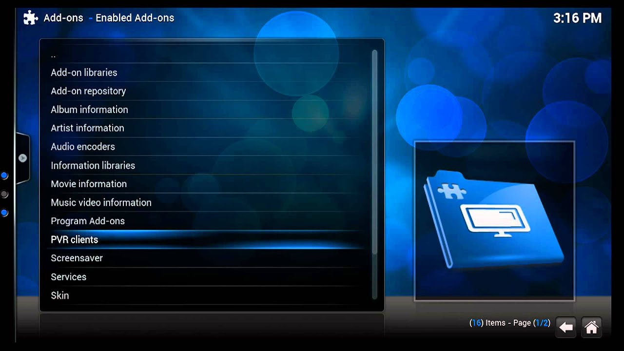 WeTek Play - How to setup VDR on OpenELEC