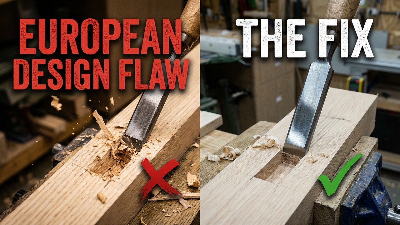 FINALLY a Mortise Chisel that works!!!! 🥳