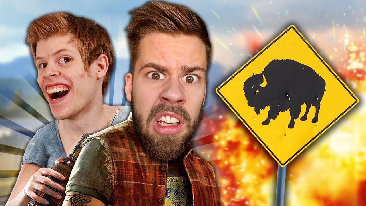 VAD ÄR DET SOM HÄNDER!? | Far Cry 5 Co-op med STAMSITE #1