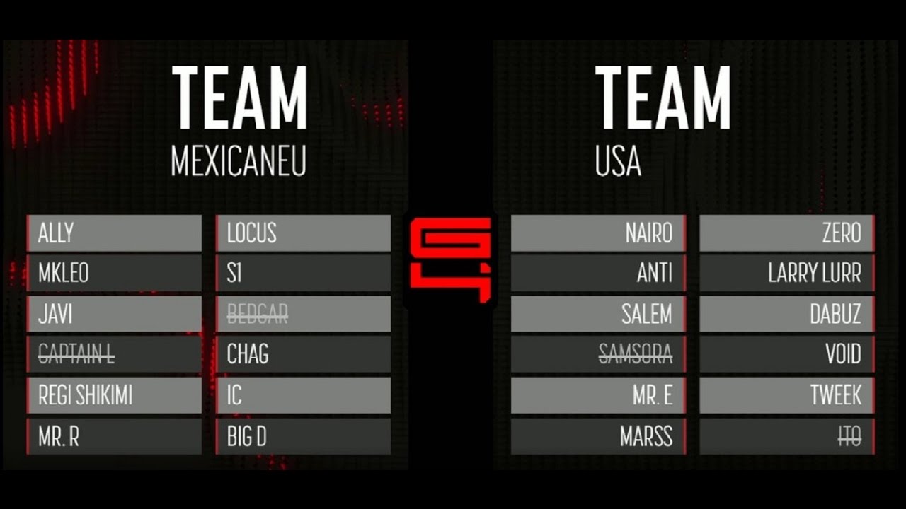 GENESIS 4 - USA vs MexiCanEu - Smash 4 Crews