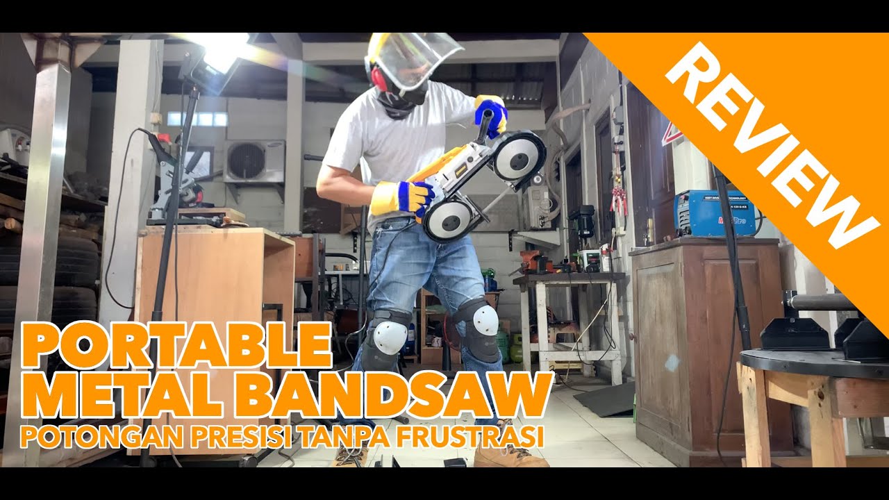 Review Krisbow Portable Metal Bandsaw Potongan Presisi Tanpa Frustrasi
