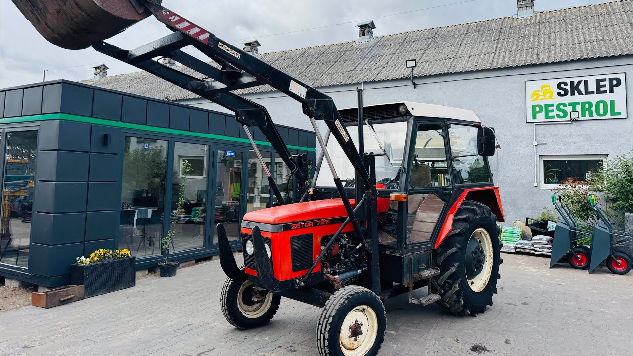 ZETOR 7211 z turem, 4 cylindry 66 KM, 1988r, prezentacja/review/for sale/na sprzedaż