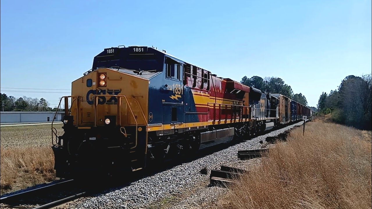CSXT 1851(NC&STL Heritage Unit) Leads CSX Train L657 At Nassau On The Columbia Subdivision 