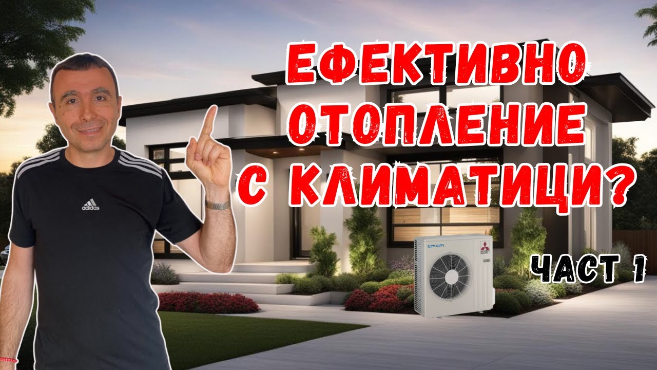 Как да реализираме отопление с климатици?| избор на марка, мощност, брой и разположение | част 1
