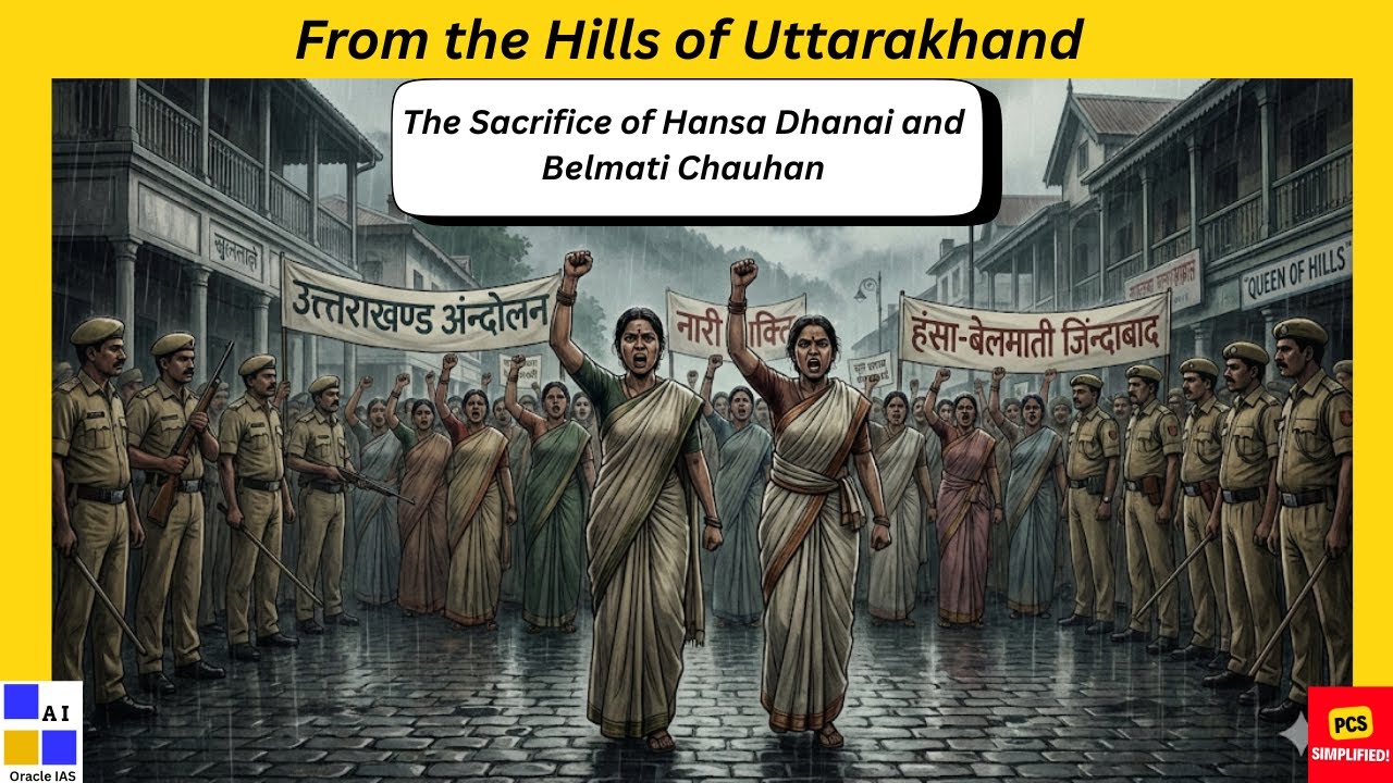 Uttarakhand Knowledge for UKPCS #9: Hansa Dhanai and Belmati Chauhan #ukpsc