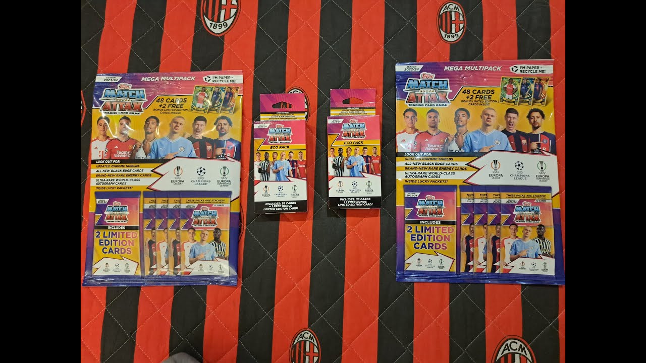 DWA POJEDYNKI - PAULINKA vs TATA - TOPPS MATCH ATTAX 23/24 - OTWIERAMY MULTIPACKI I ECO PACKI!!