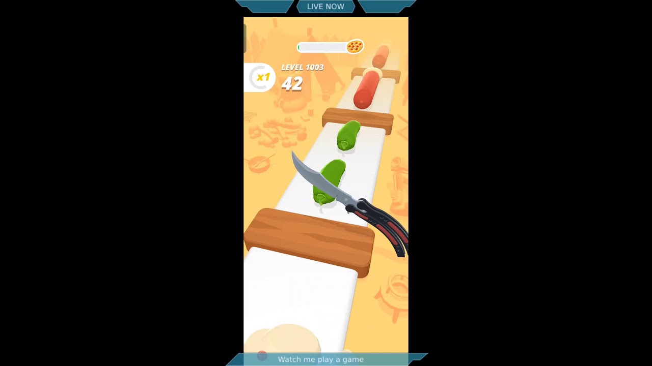 Perfect slices gameplay live 🥝🔪#live #shortslive