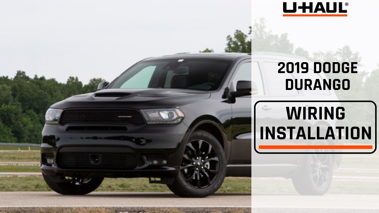 2019 Dodge Durango Trailer Wiring Installation