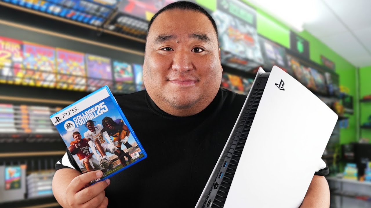 ASMR The NICEST Game Store 🎮 PS5, College Football 25