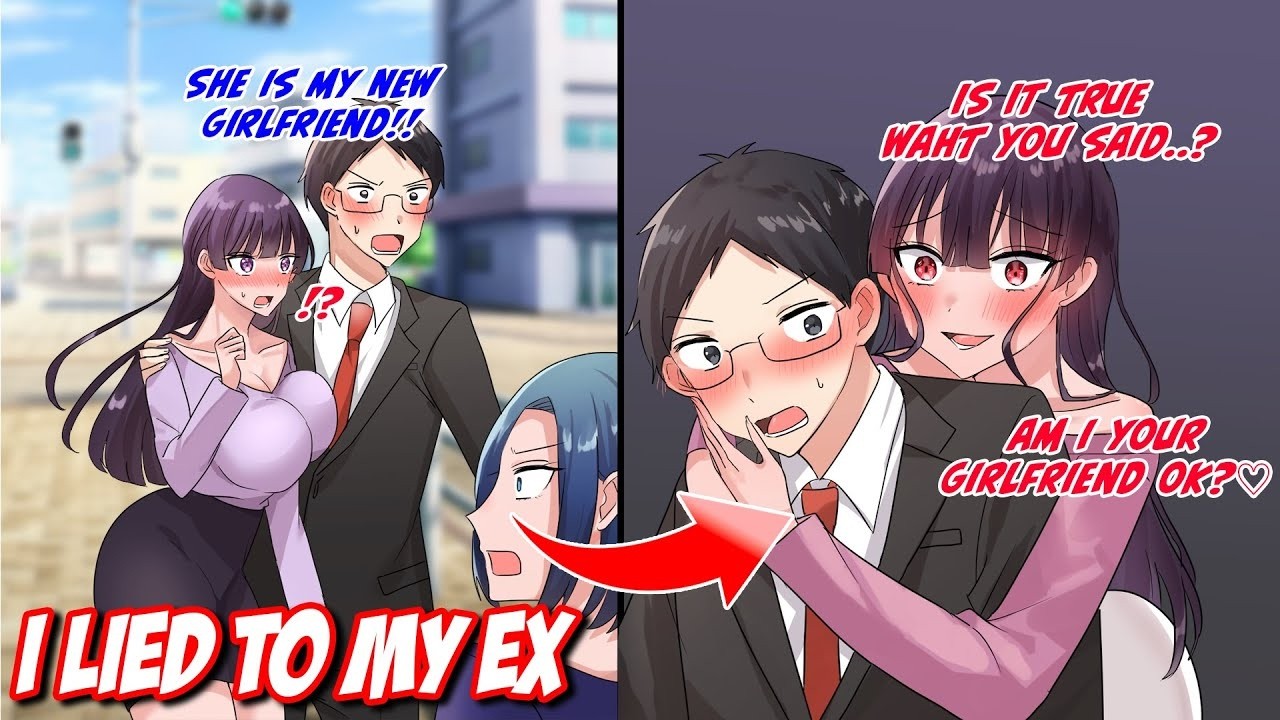 【YandereManga】When I lied to my ex-girlfriend that my female boss was her girlfriend, she changed...