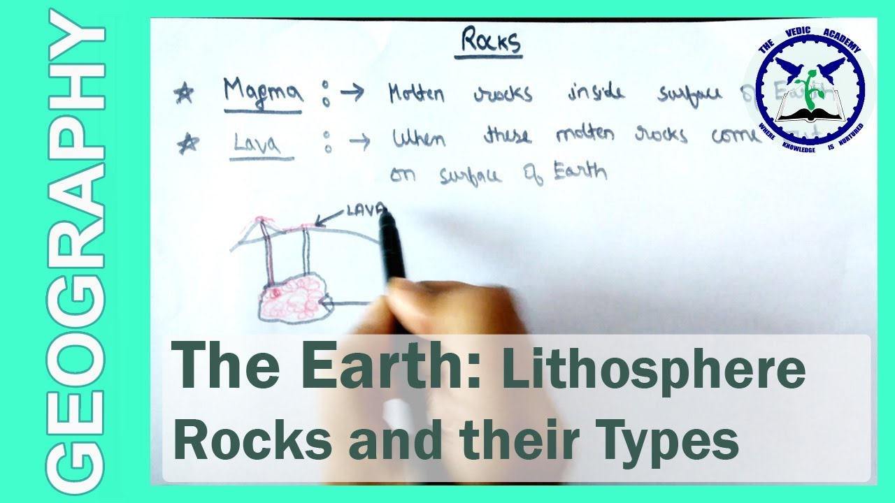 The Earth: Lithosphere | Rocks and their types | SSC Geography | by The Vedic Academy