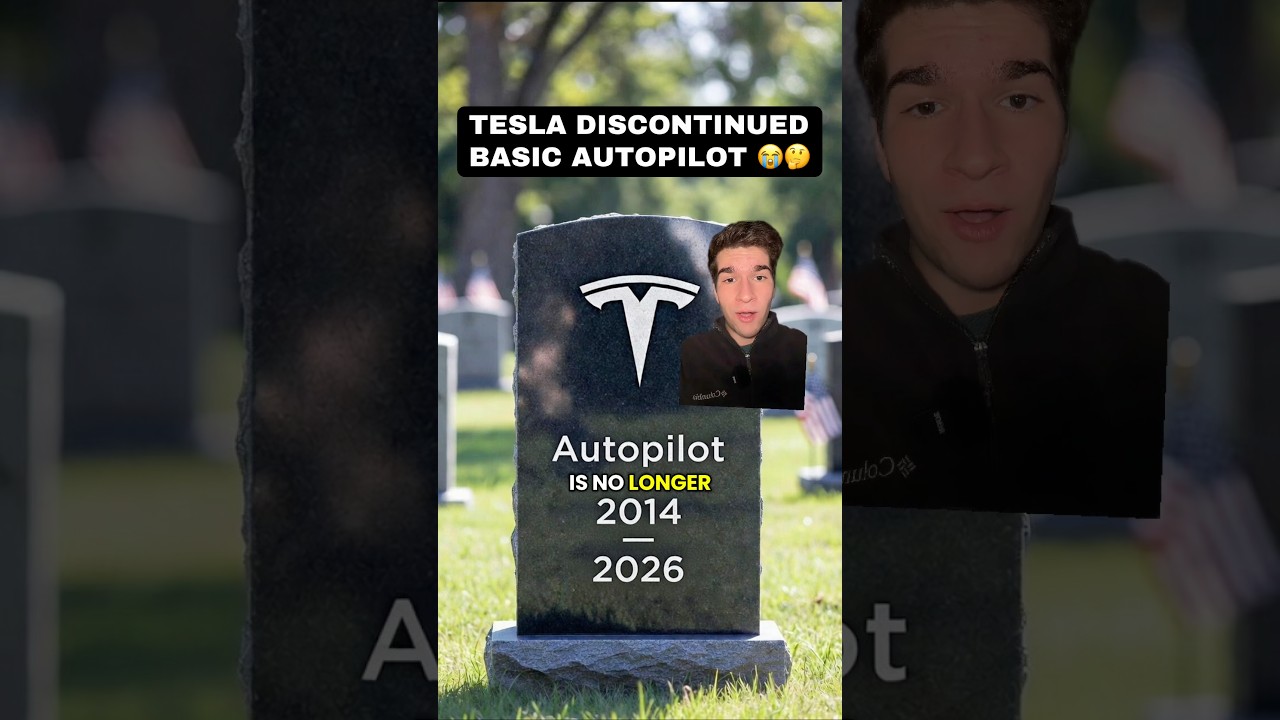 Tesla только что отключила автопилот 😳😭