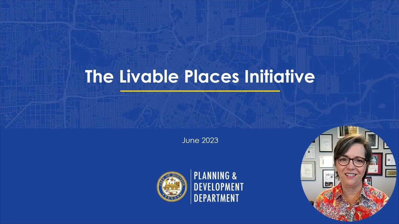 Narrated Livable Places June 2023 presentation