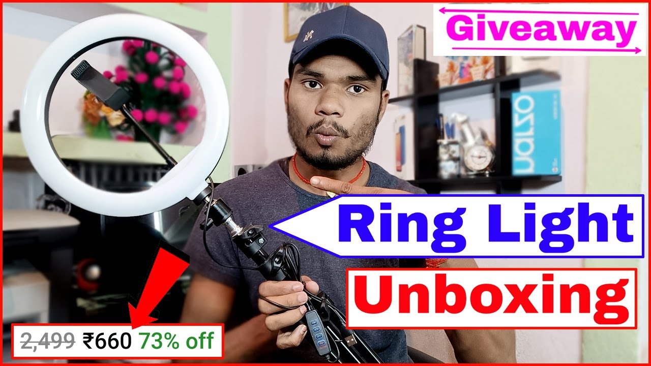 How to use ring light for youtube videos | Ring Light Unboxing | Ring Light For Youtube Videos