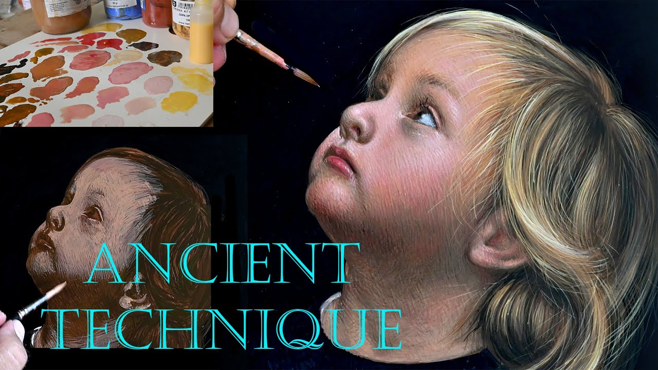 Keys For Realistic Egg Tempera And Acrylic Portraits