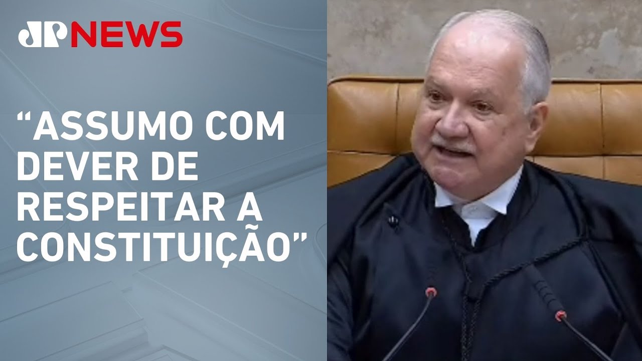 Edson Fachin faz primeiro discurso como presidente do STF