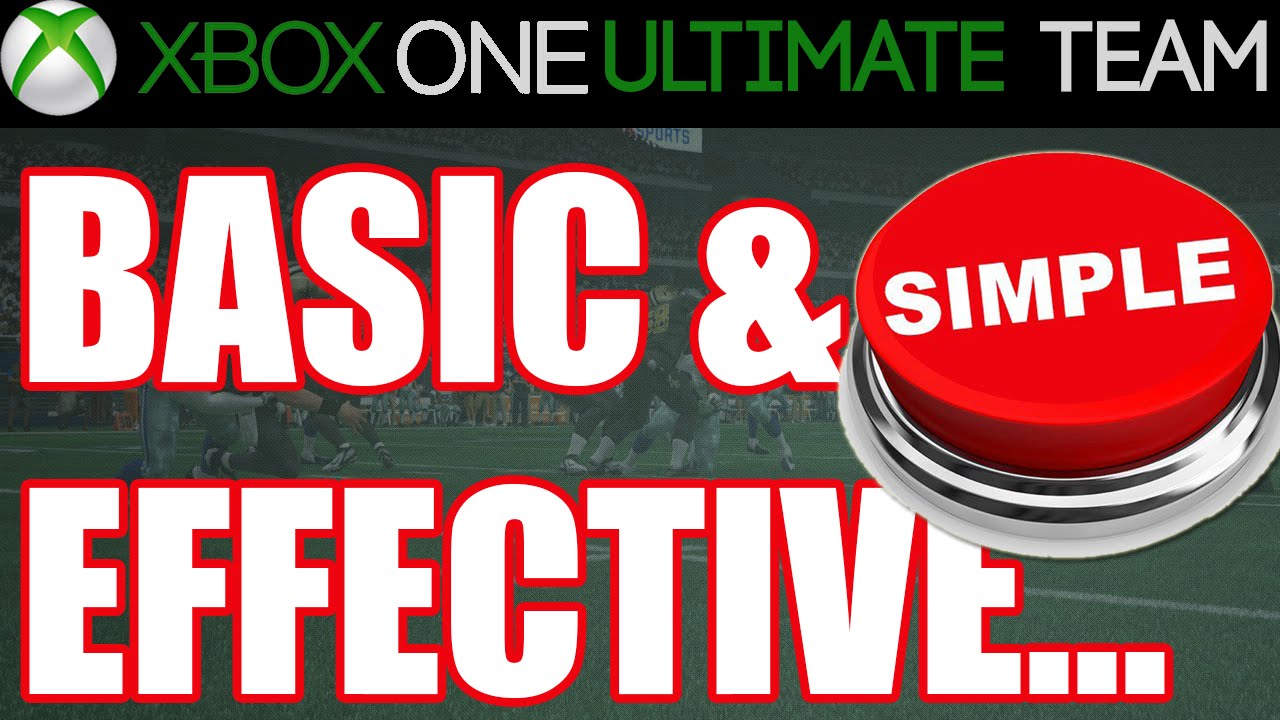 Madden 15 - Madden 15 Ultimate Team - BASIC & EFFECTIVE | MUT 15 Xbox One Gameplay