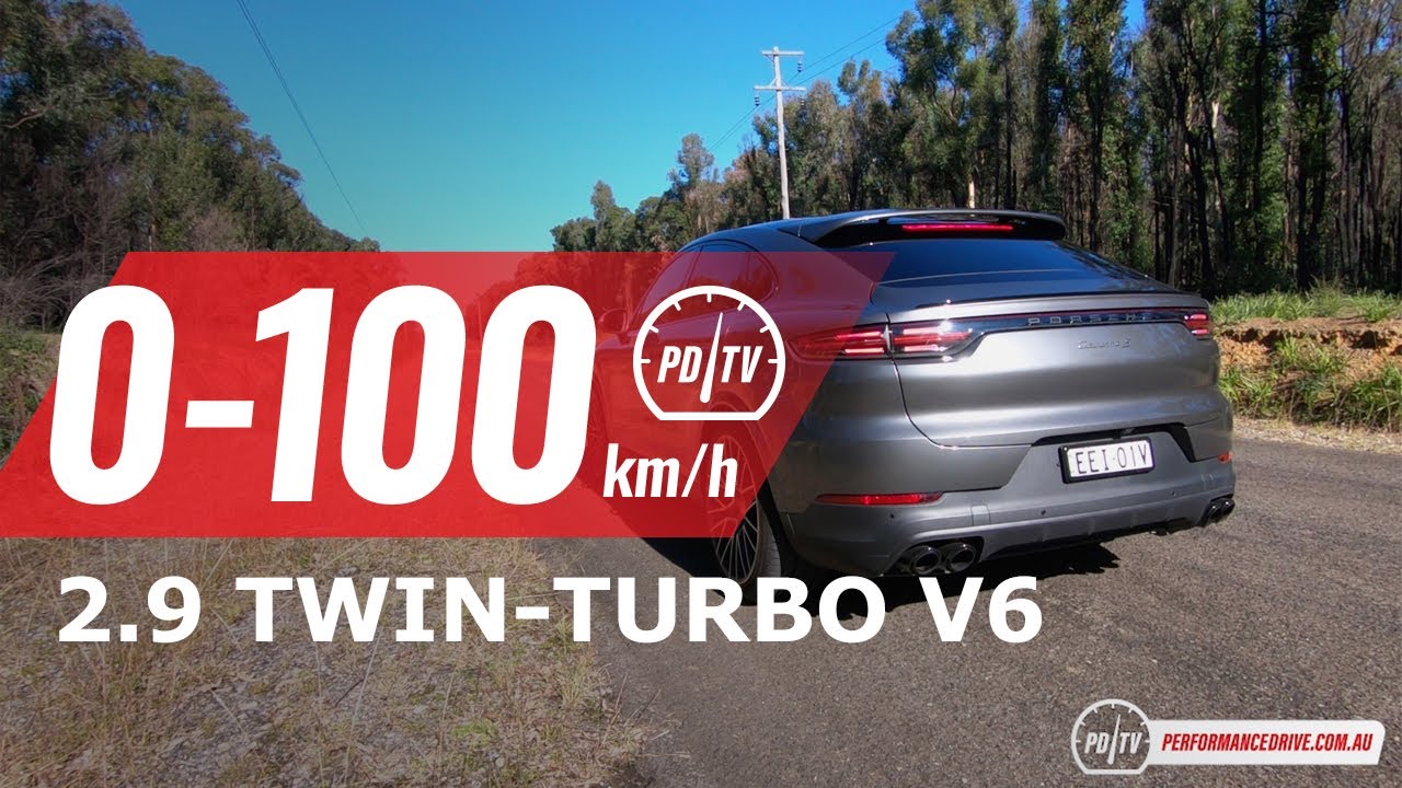 2020 Porsche Cayenne S Coupe 0-100km/h & engine sound