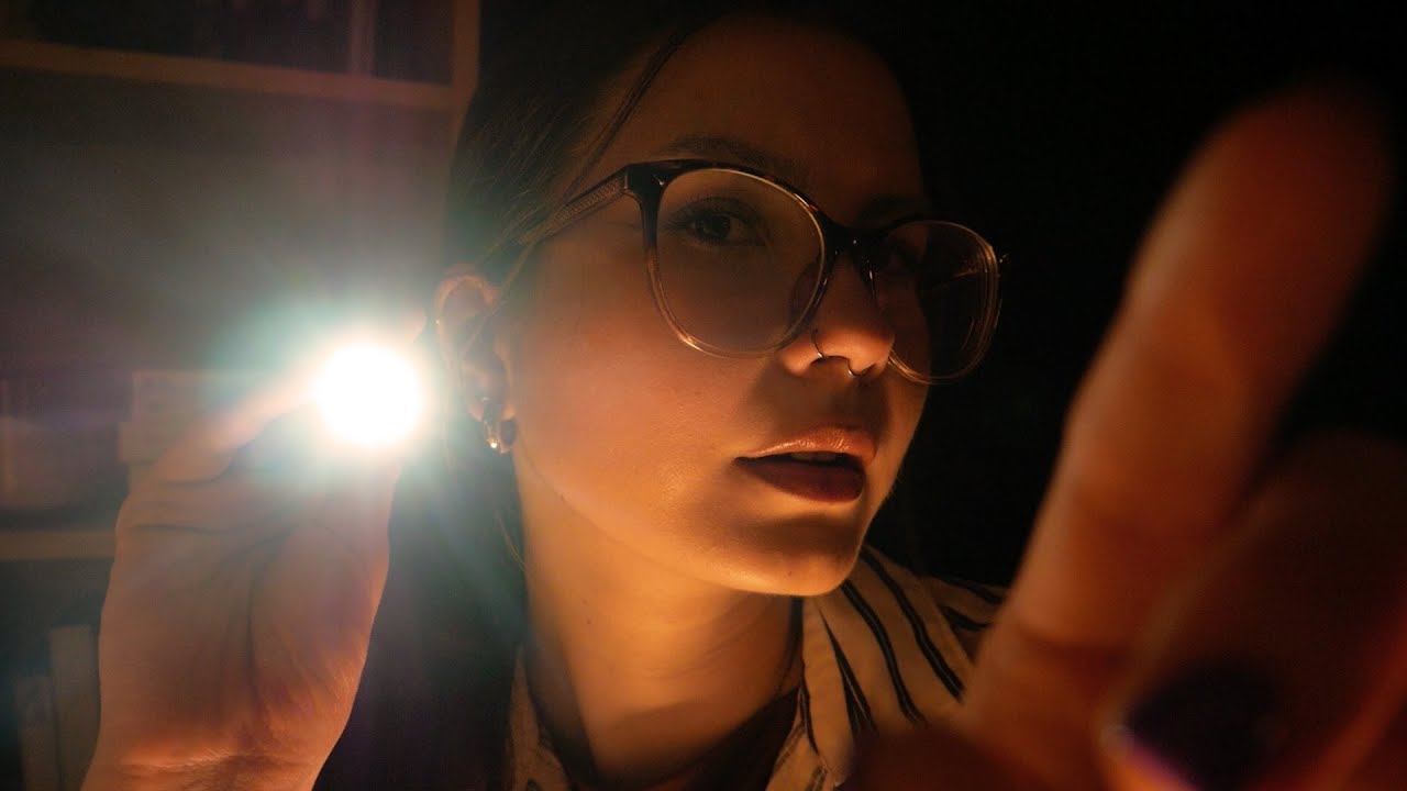 ASMR najbardziej relaksujące przesłuchanie 👮🏻&zwj;♀️😴 pytania, klawiatura, rękawiczki, light triggers