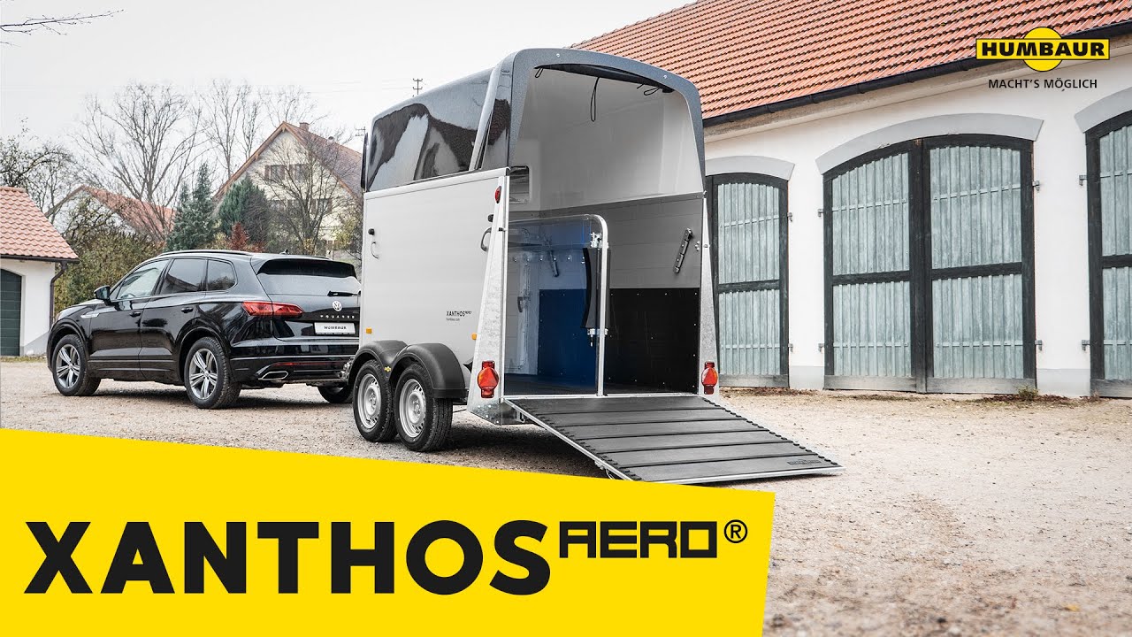 Humbaur Pferdeanhänger Xanthos Aero – sicher und komfortabel