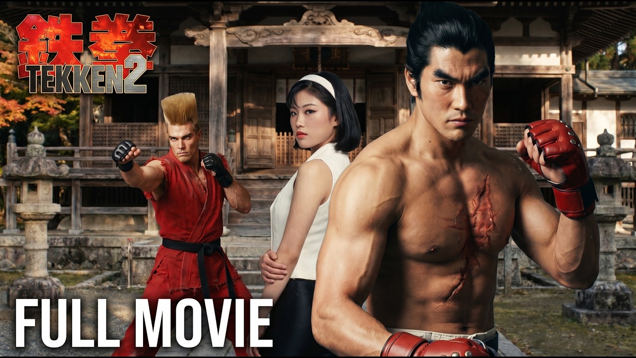 Игровой музыкальный видеоклип Tekken 2 в стиле 1970-х годов