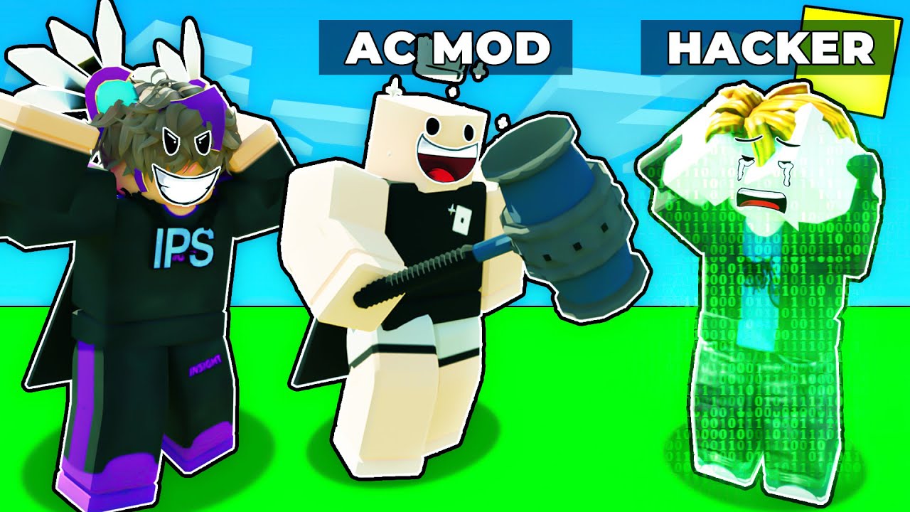 I Hired an ANTI-CHEAT Moderator to BAN Hackers.. (Roblox Bedwars)