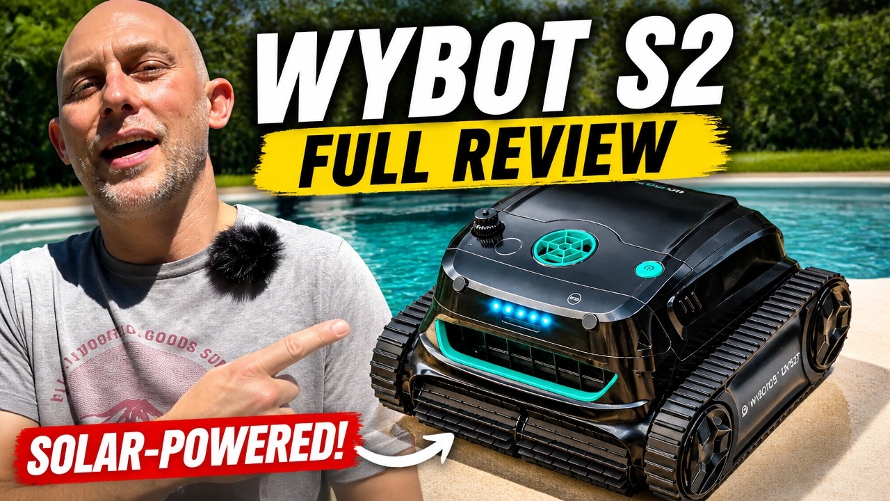 Я протестировал очиститель бассейна WYBOT S2 на солнечной энергии: МОЙ ПОЛНЫЙ ОБЗОР