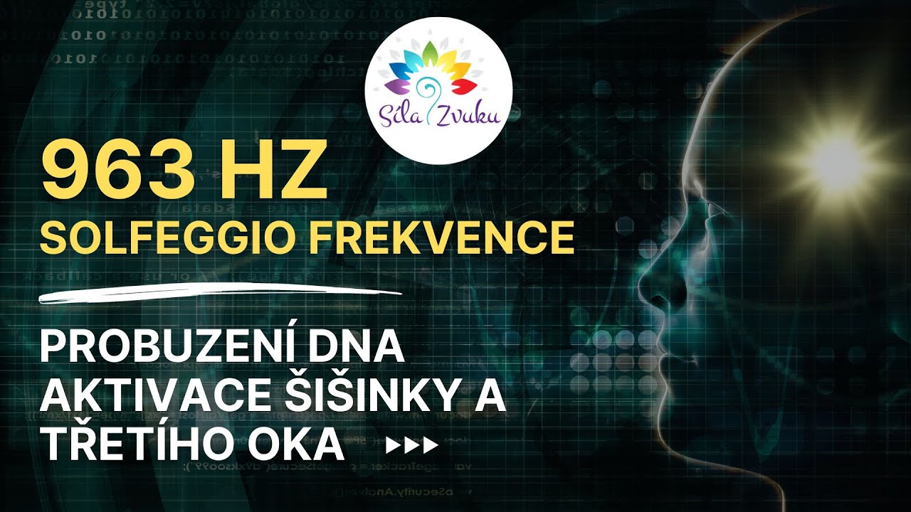 Aktivace &scaron;i&scaron;inky mozkov&eacute;, třet&iacute;ho oka, probuzen&iacute; DNA a intuice - Solfeggio frekvence 963 Hz
