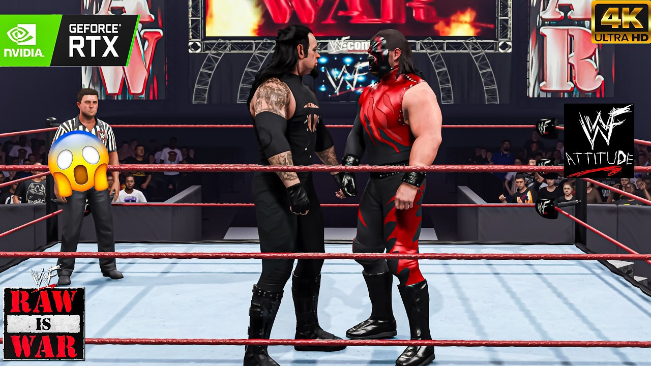 UNDERTAKER (MINISTRY)  VS. KANE '99 - ATTITUDE ERA | FULL MATCH AT RAW 2000 | EPIC GAMEPLAY -  4K60