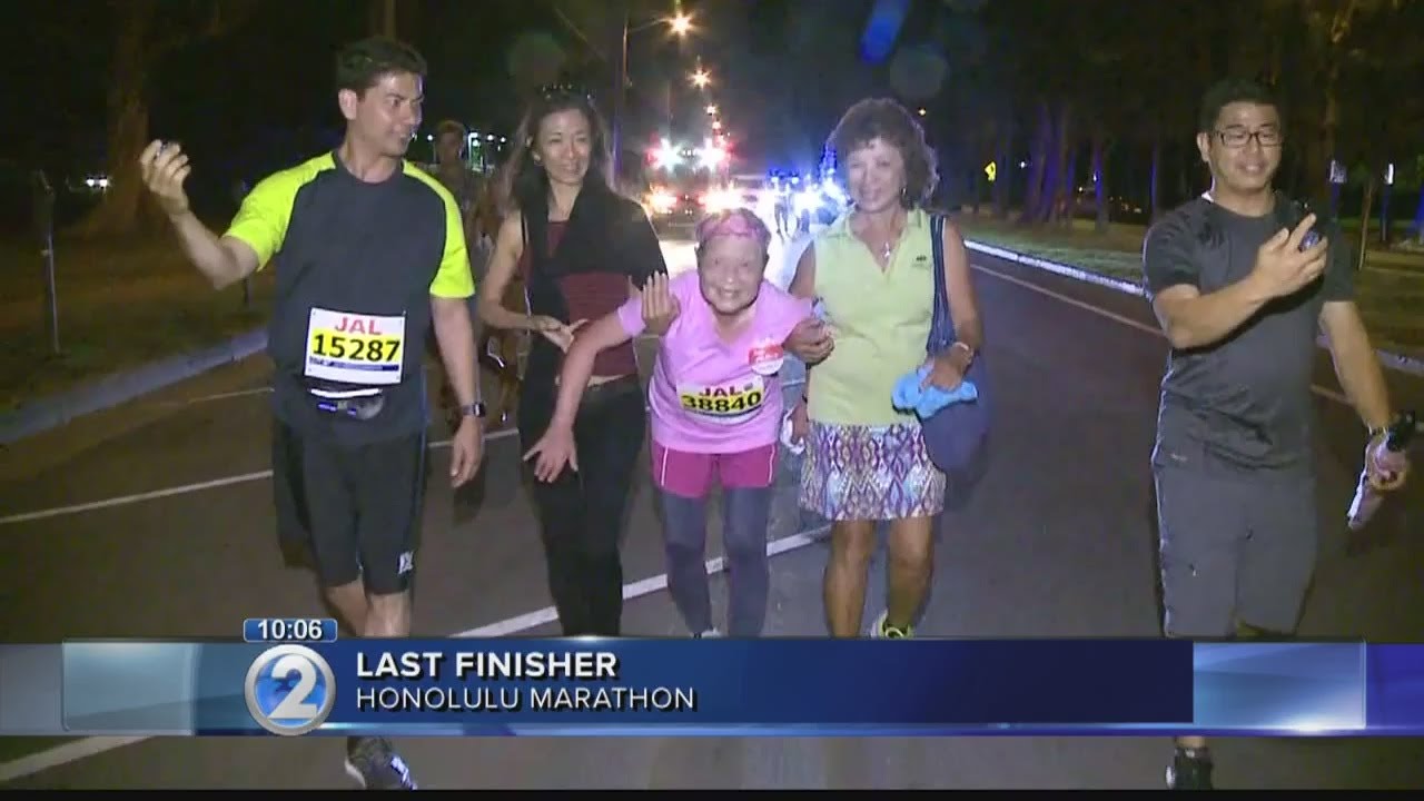 Last, but certainly not least: 81-year-old finishes Honolulu Marathon