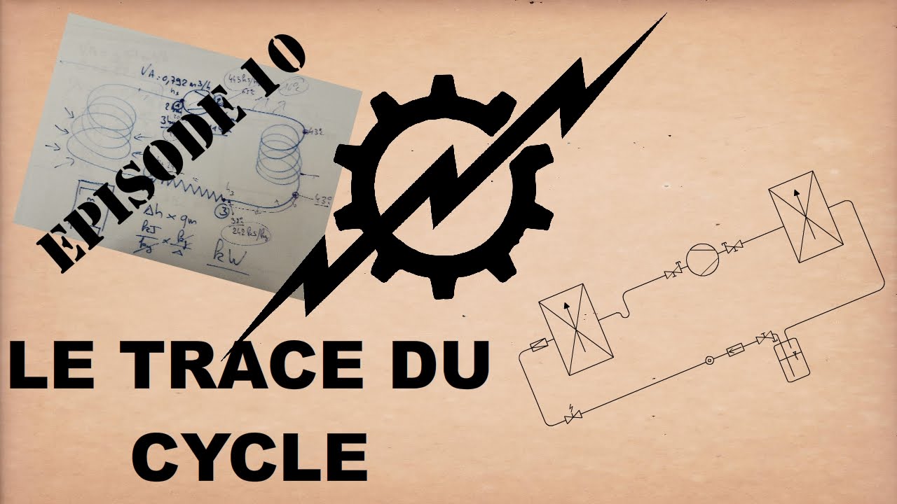 Ep10 - Puissance frigorifique : Tracé du cycle sur un diagramme enthalpique - BTS FED -