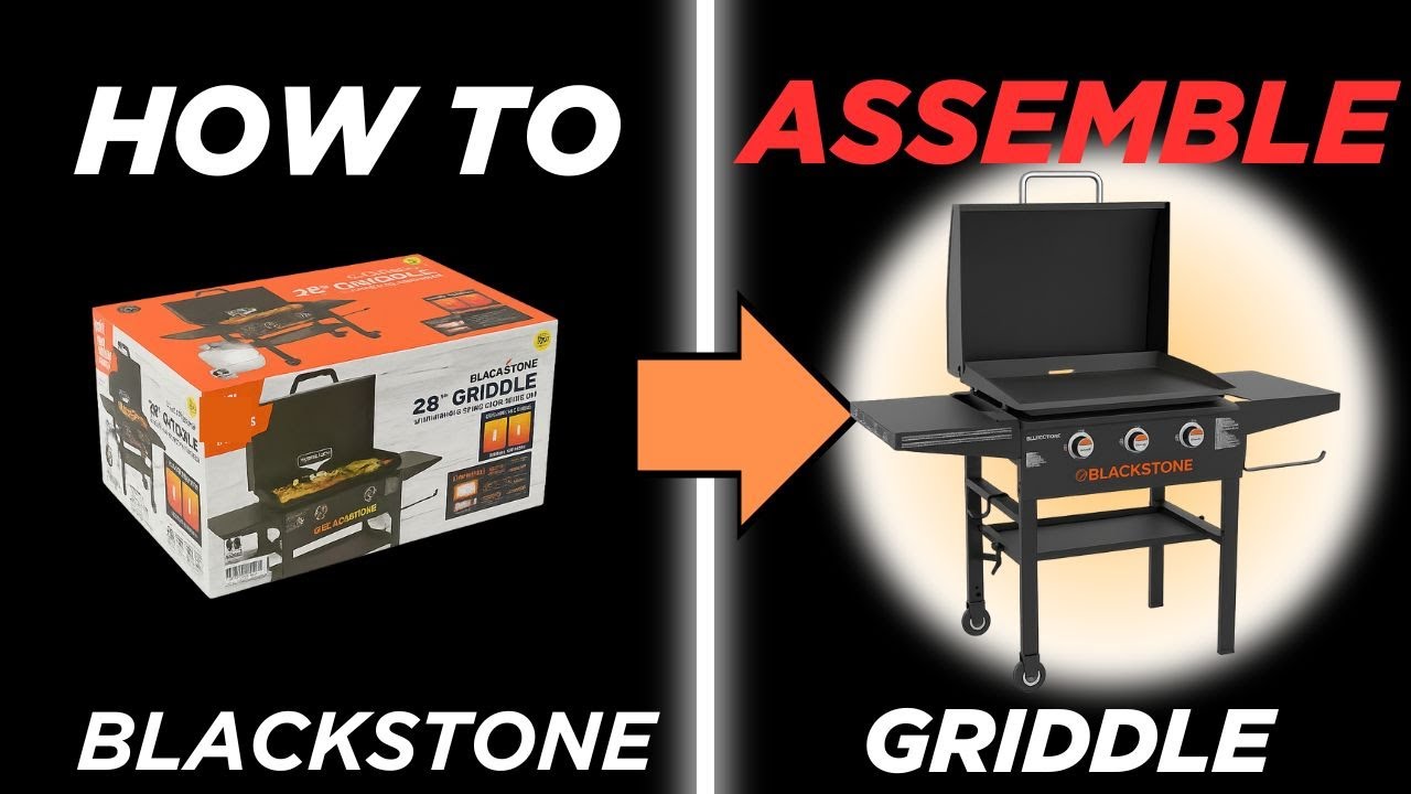 How to Assemble Blackstone Griddle 28-inch 3-burner | WITH AUDIO | step by step