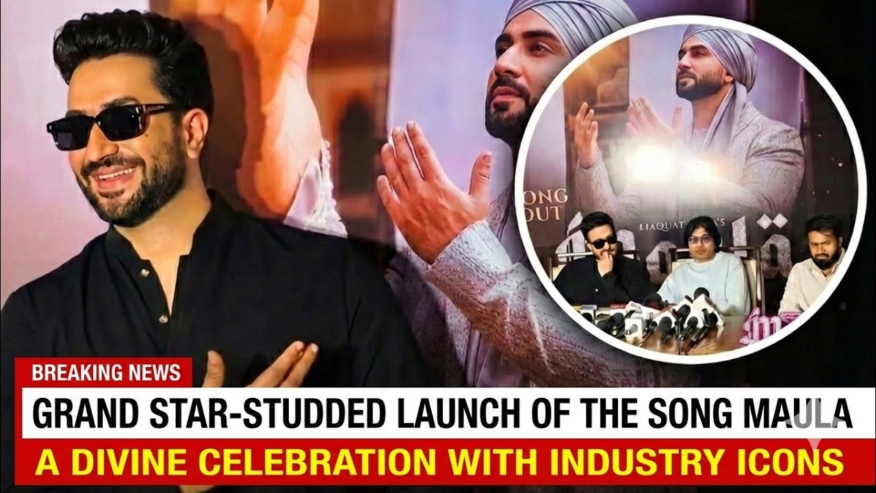 Grand star-studded launch of the song Maula.