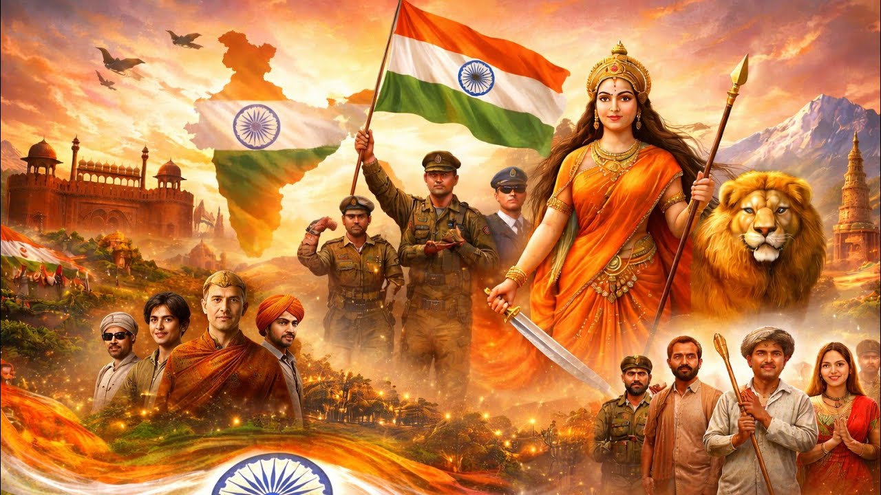 భారతదేశం ఒక పుణ్యభూమి! 🇮🇳 | Bharat Mata Spiritual Tribute | Republic Day Special 2026