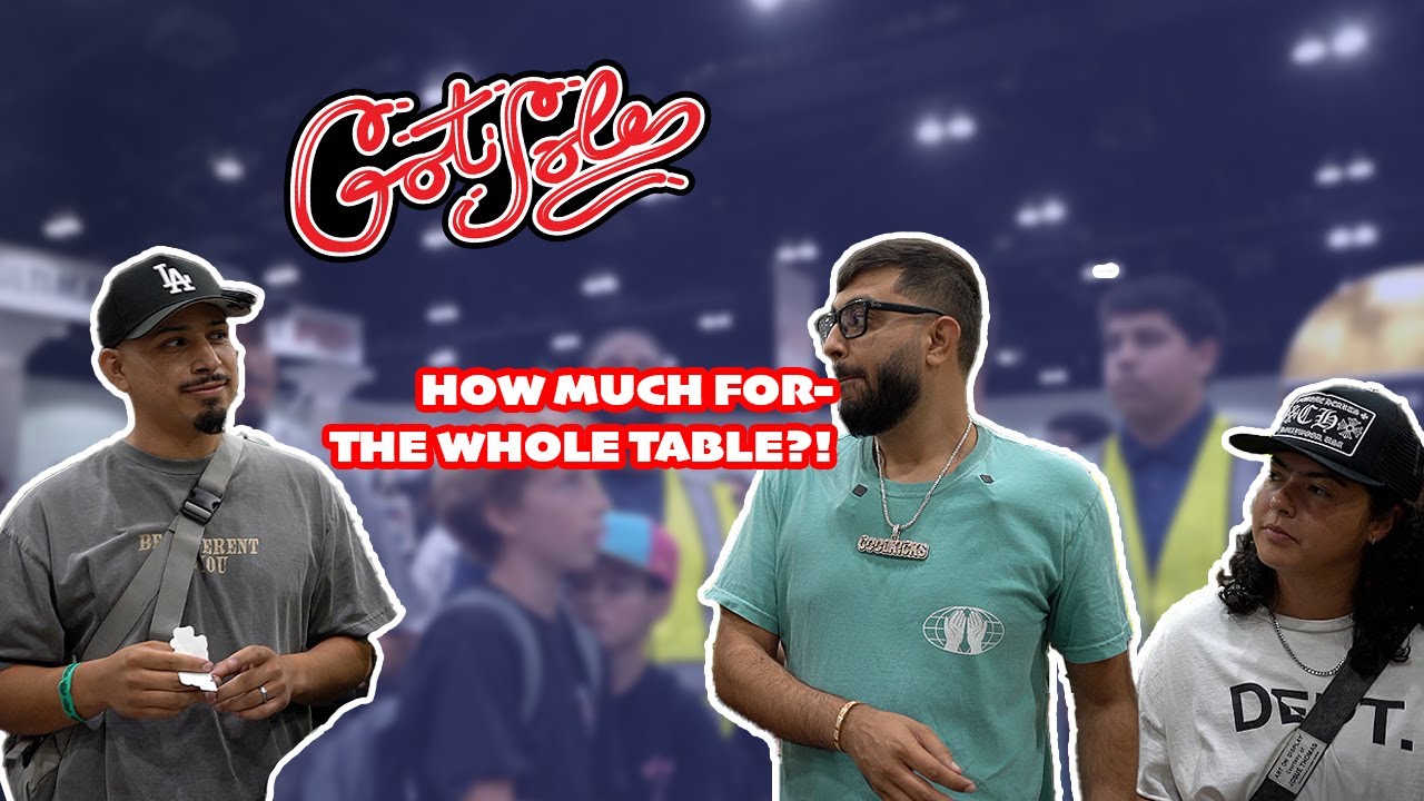COOL KICKS BUYS OUR ENTIRE TABLE AT GOT SOLE??