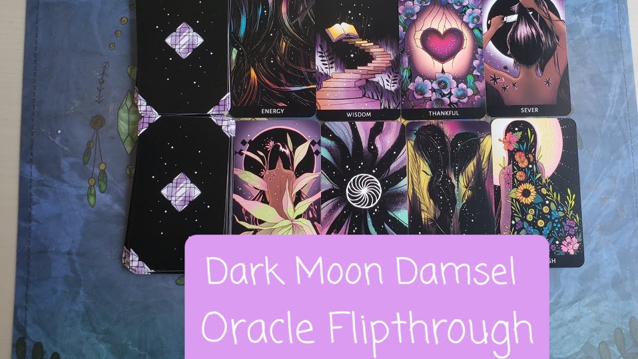 Dark Moon Damsel Oracle Flipthrough