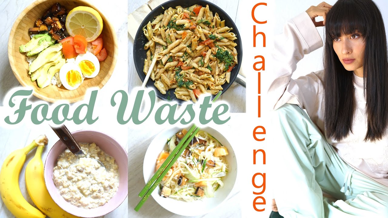 Gesundes Food Diary - Food Waste Challenge - Einfache Rezepte zur Resteverwertung