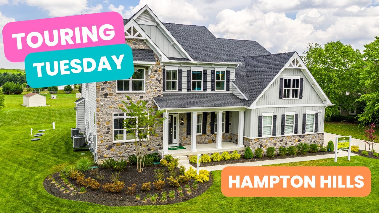 Touring the Stunning Linden Model Home in Hampton Hills by Timberlake Homes in Camden, Delaware!