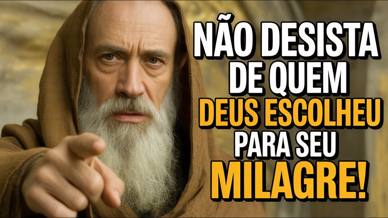 DIVINO ALERTA: NUNCA RENUNCIE ÀQUELE QUE DEUS ESCOLHEU PARA O SEU MILAGRO INESPERADO!