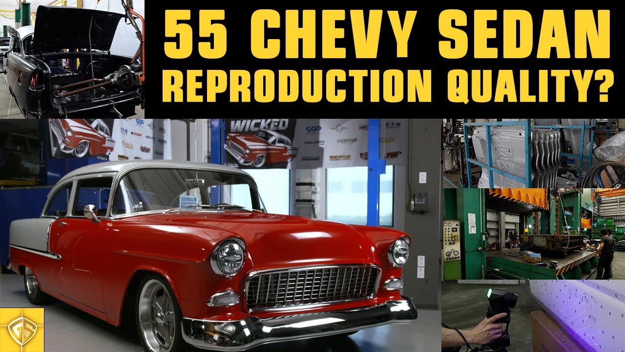 1955 Chevy Body by Golden Star Classic Auto Parts built for Super Chevy Magazine