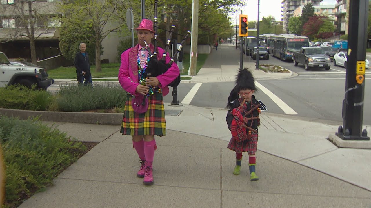 Young Vancouver boy discovers love for bagpipes