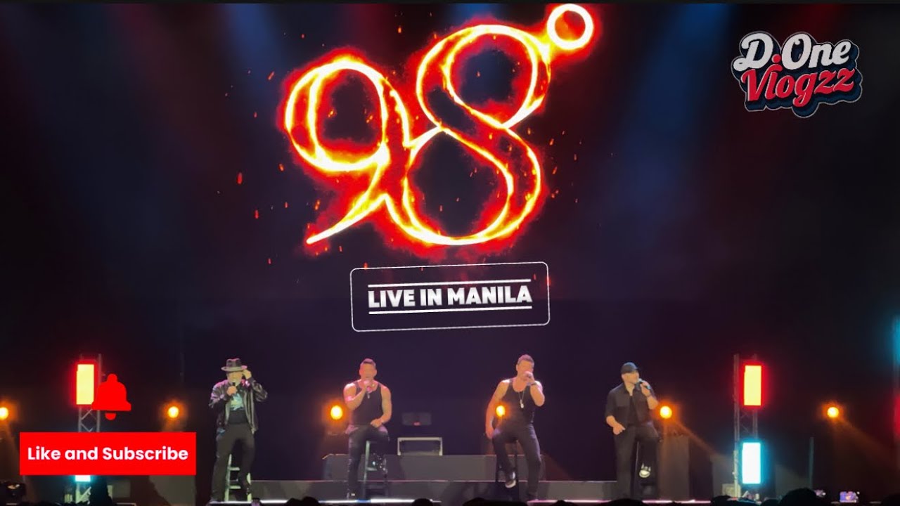 © 2025.05.31 98 Degrees Live in Manila Day 2 🇵🇭♥️🎫🎶🎤