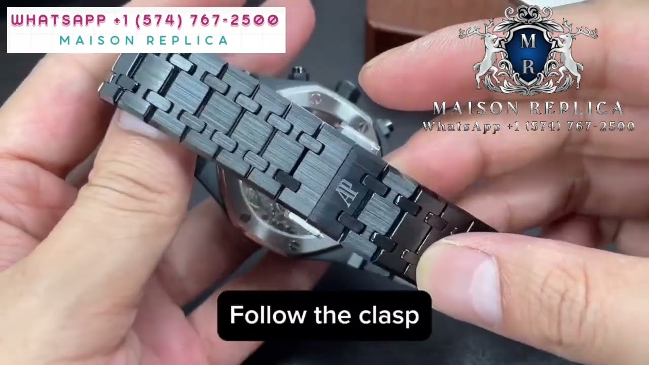APS Factory Royal Oak Ref.26240 black ceramic MaisonReplica Watch Vlog 