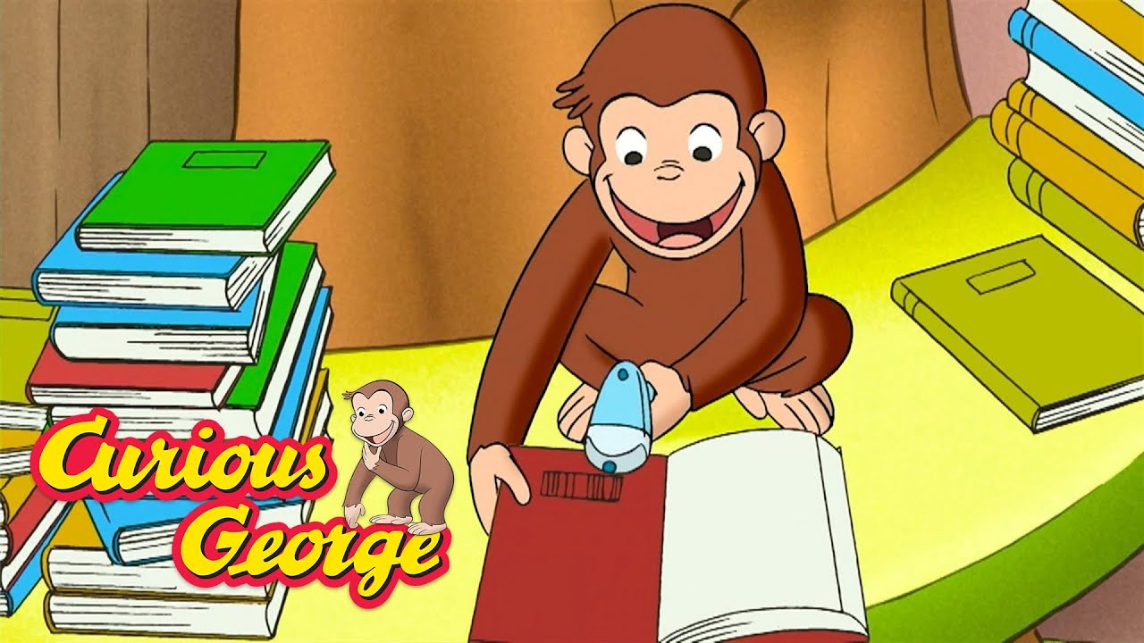 George the Librarian Monkey 🐵 Curious George 🐵 Kids Cartoon 🐵 Kids Movies