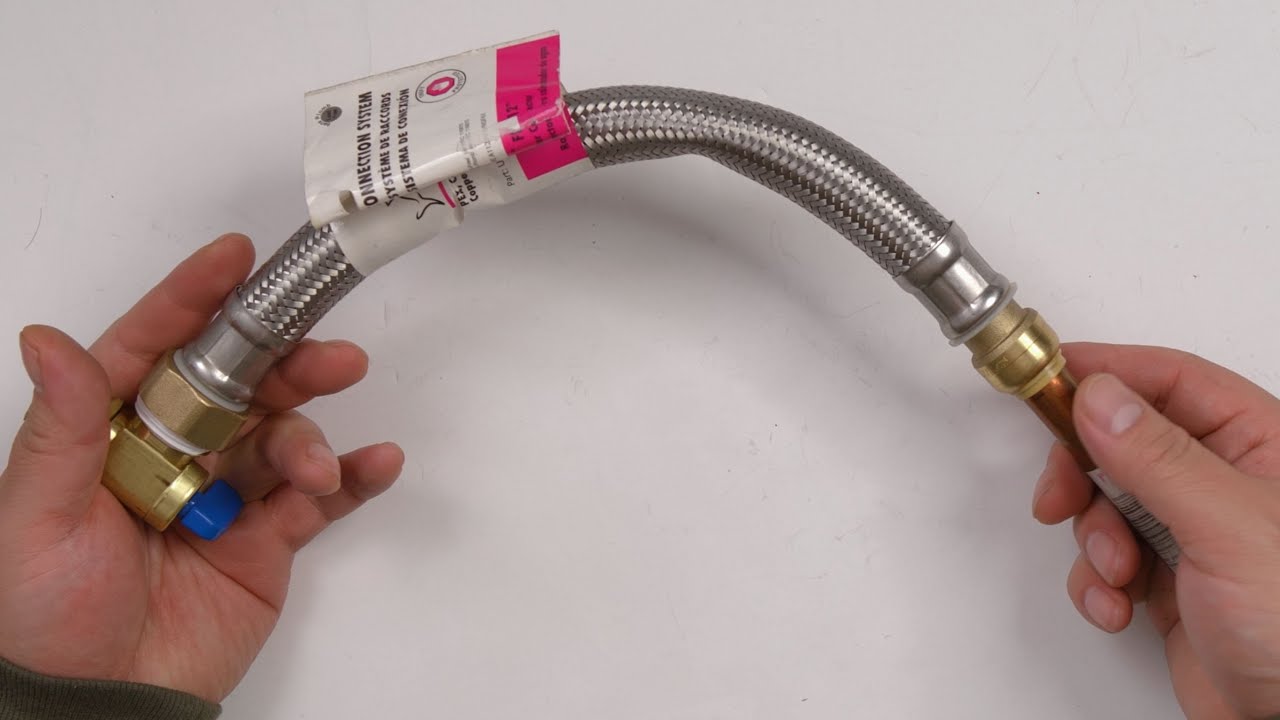 Sharkbite Flexible Water Heater Connector installation guide