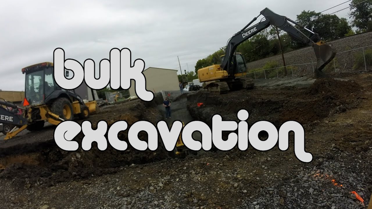 Bulk Excavation Timelapse with Excavator