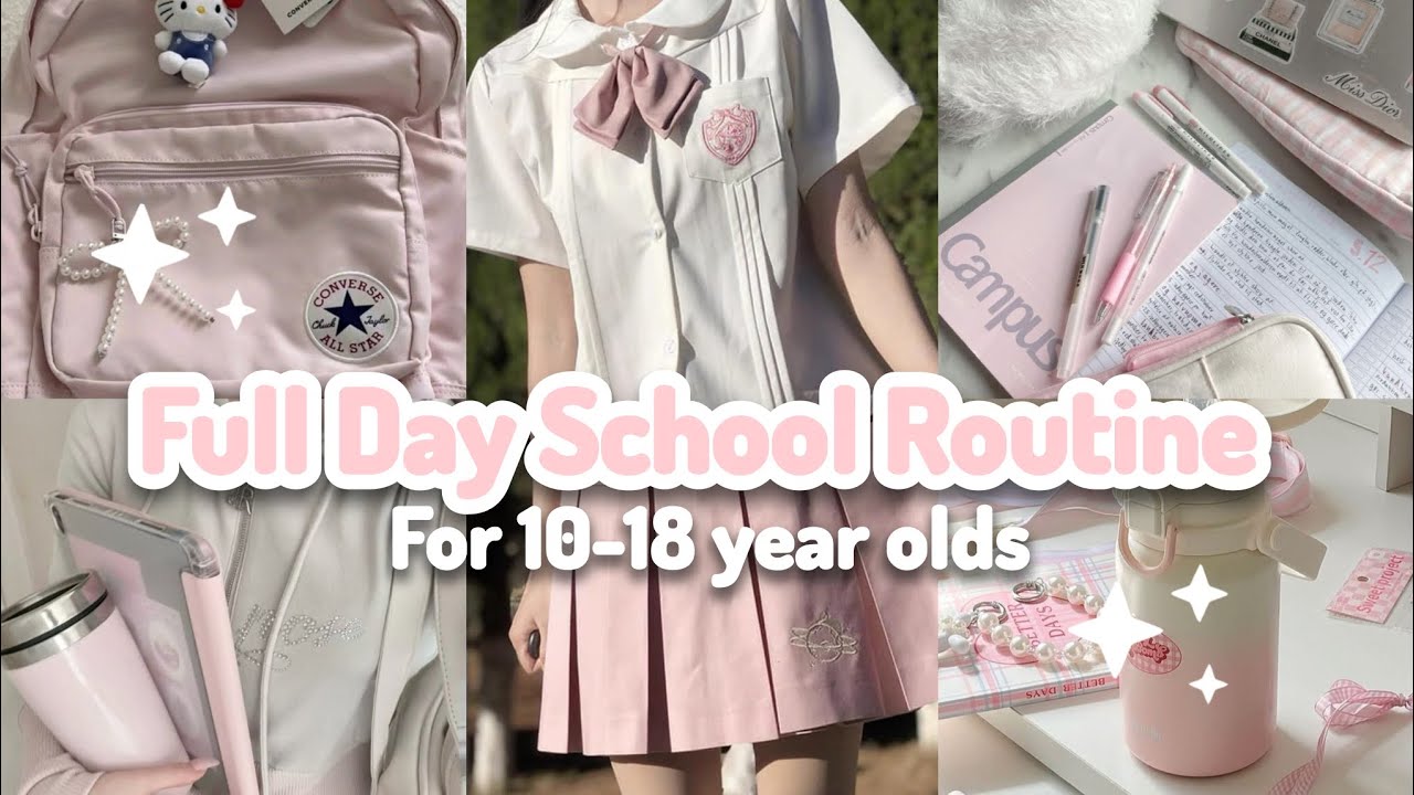 Full day school Routine for 10-18 year olds || Ultimate guide 