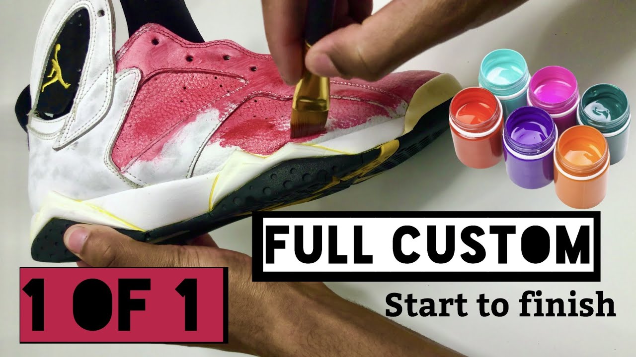 Custom Jordan 7s Full custom Start to Finish 